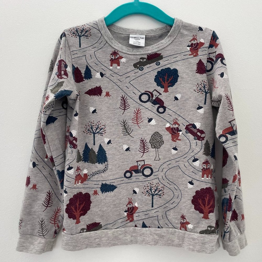 Polarn O. Pyret Long Sleeve Tee with Squirrels!!